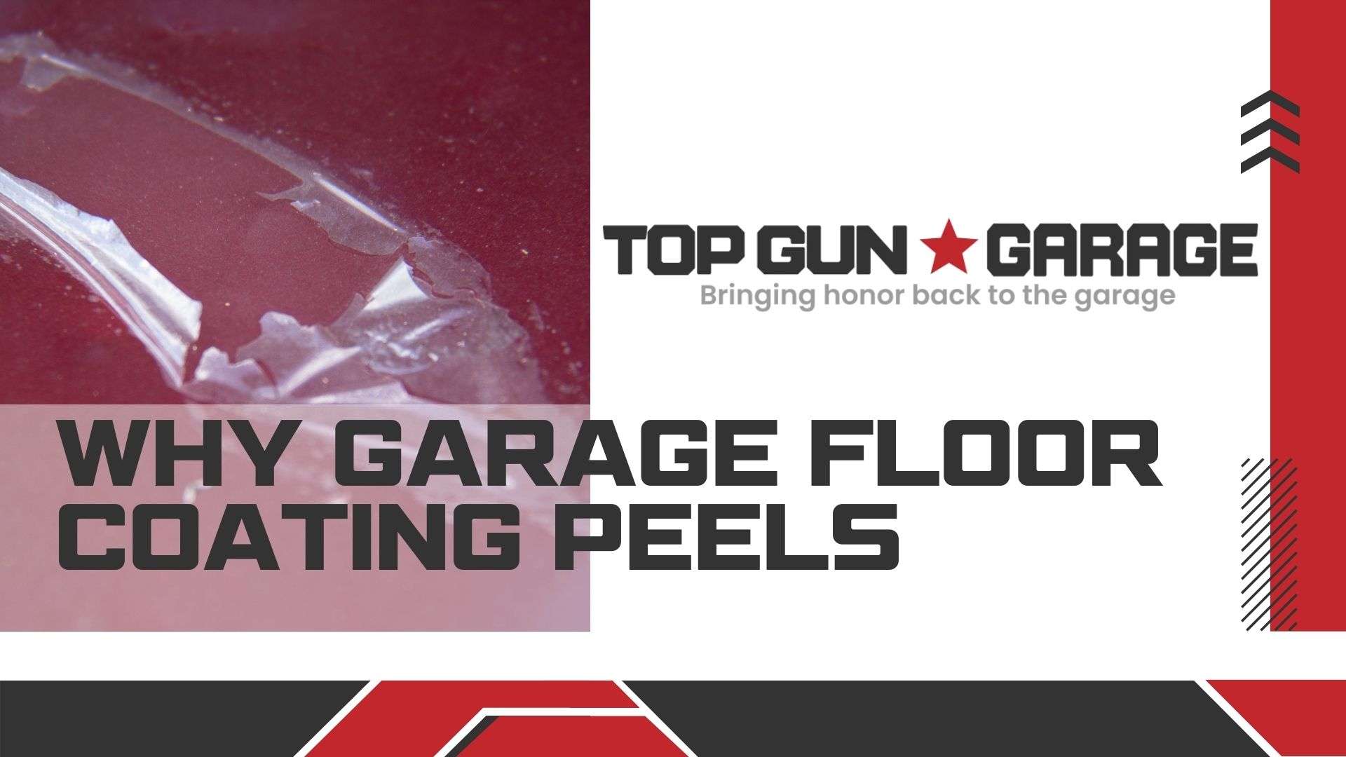 |why garage floor coating peels in naples|A bright