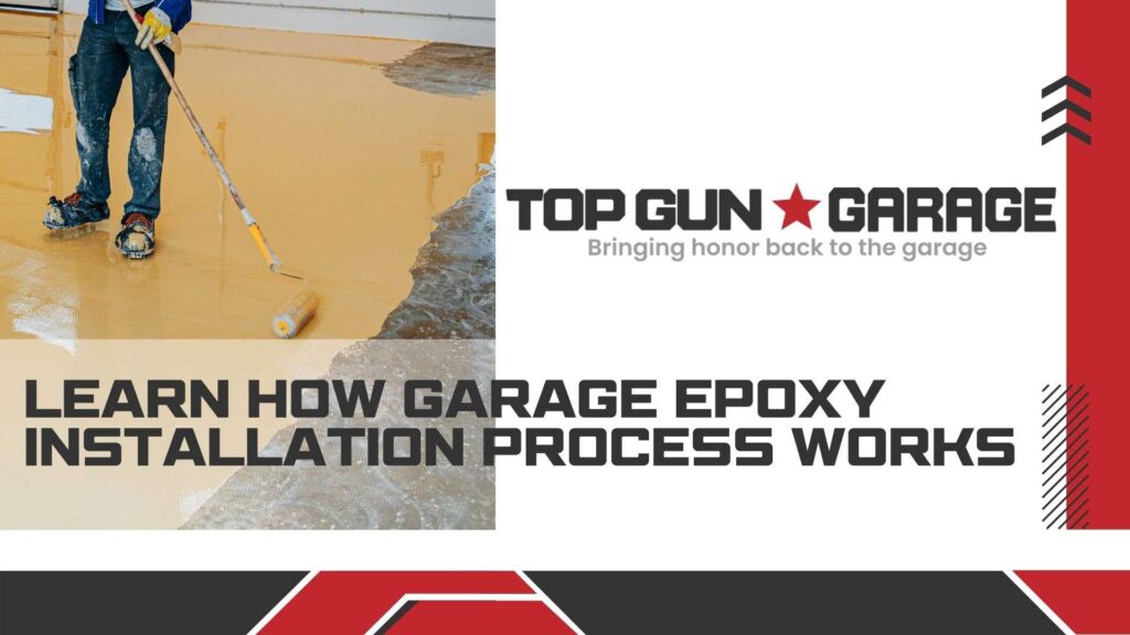 |how garage epoxy installation process works|A well-lit