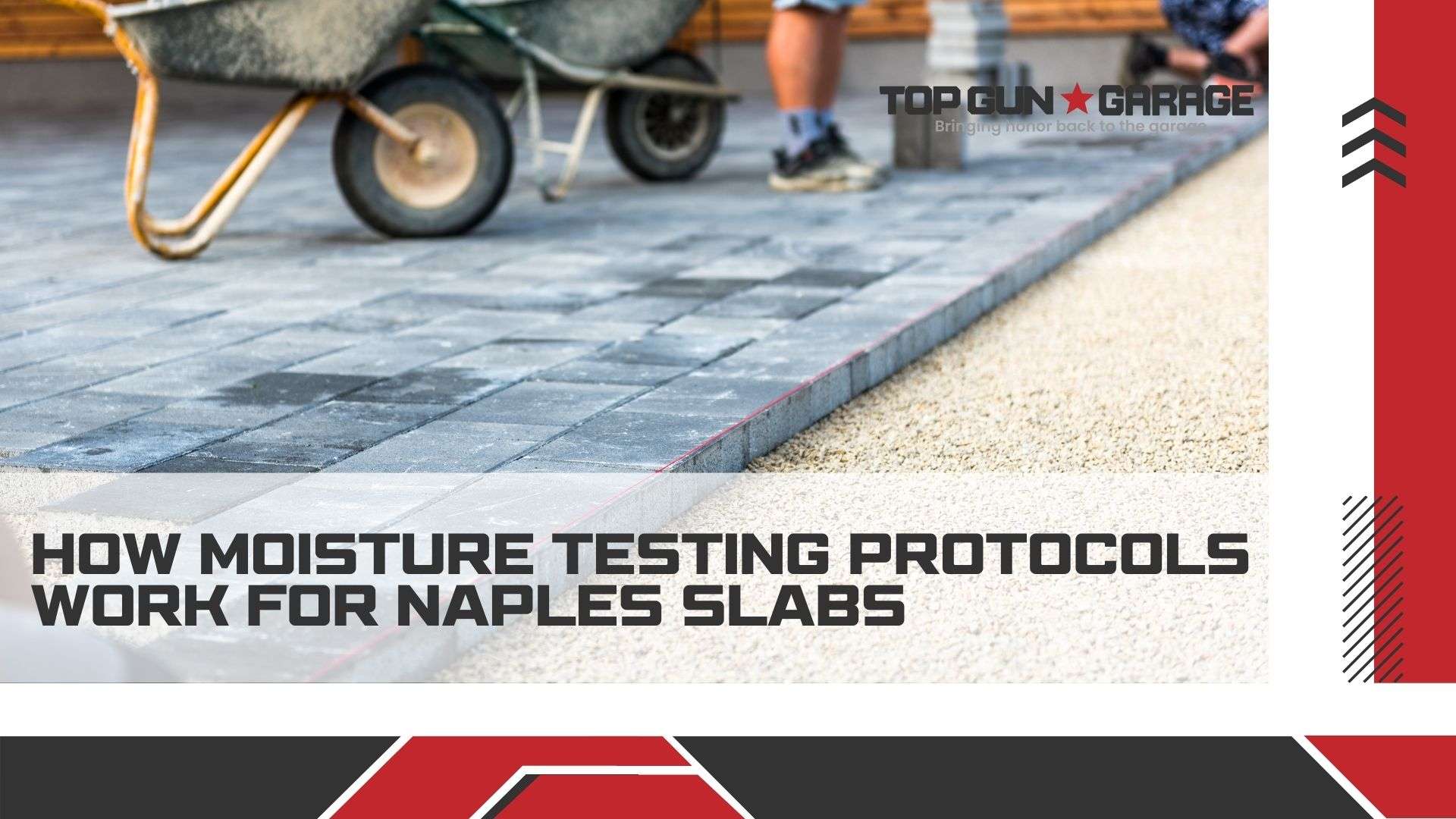 |how moisture testing protocols work for naples slabs|A sun-dappled concrete slab in central Florida