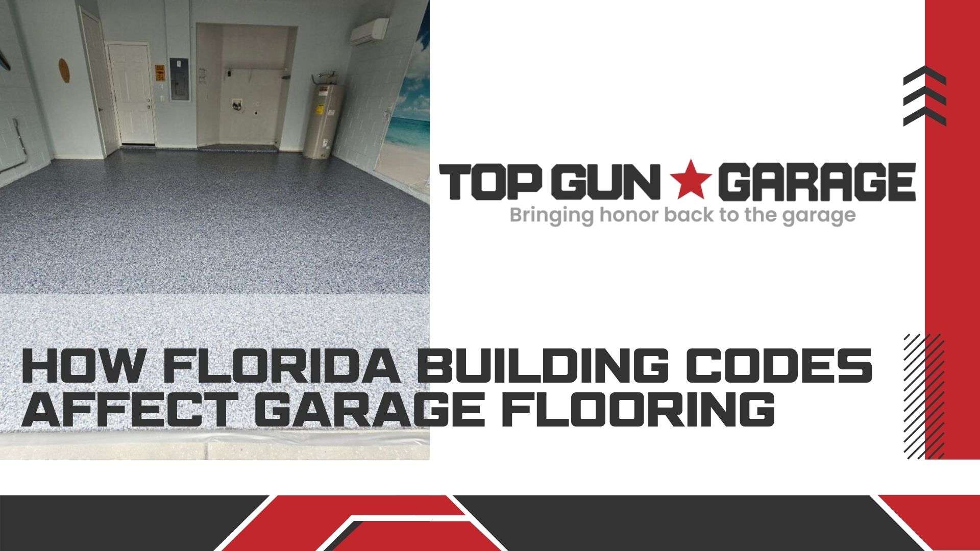 |how florida building codes affect garage flooring|A well-lit