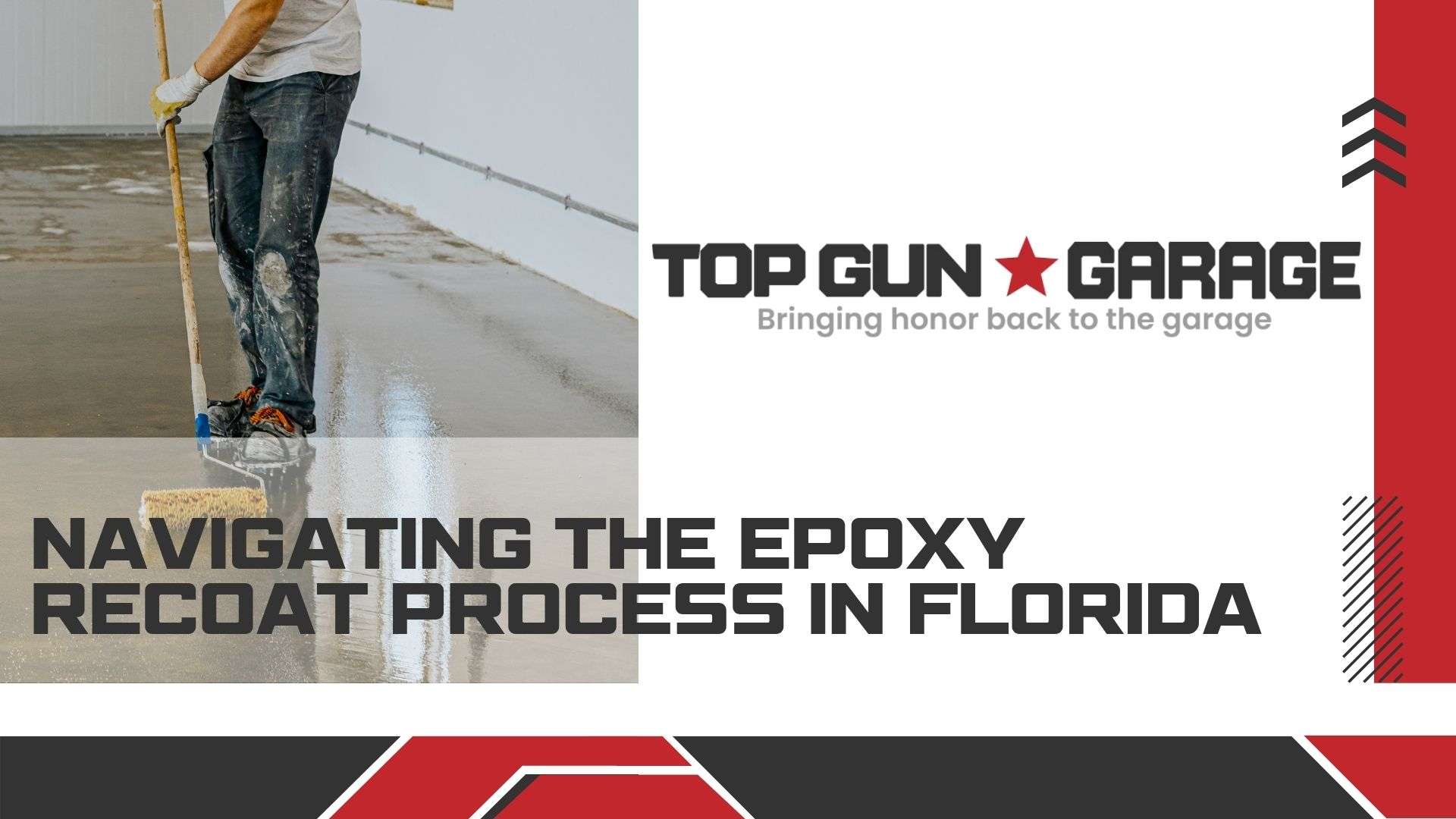 |what is the epoxy recoat process florida|A well-lit