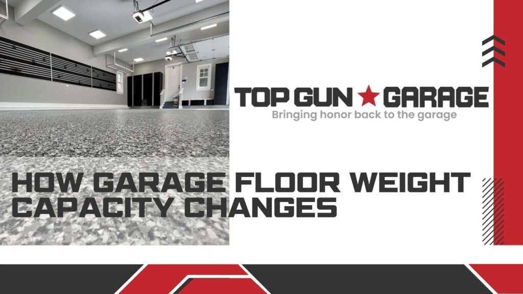|how garage floor weight capacity changes with epoxy|A pristine epoxy coating composition fills the frame