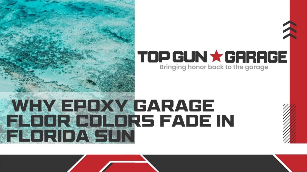 |Detailed close-up shot of an epoxy resin garage floor