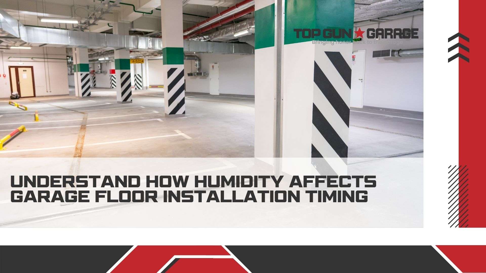 |how humidity affects garage floor installation timing|a detailed