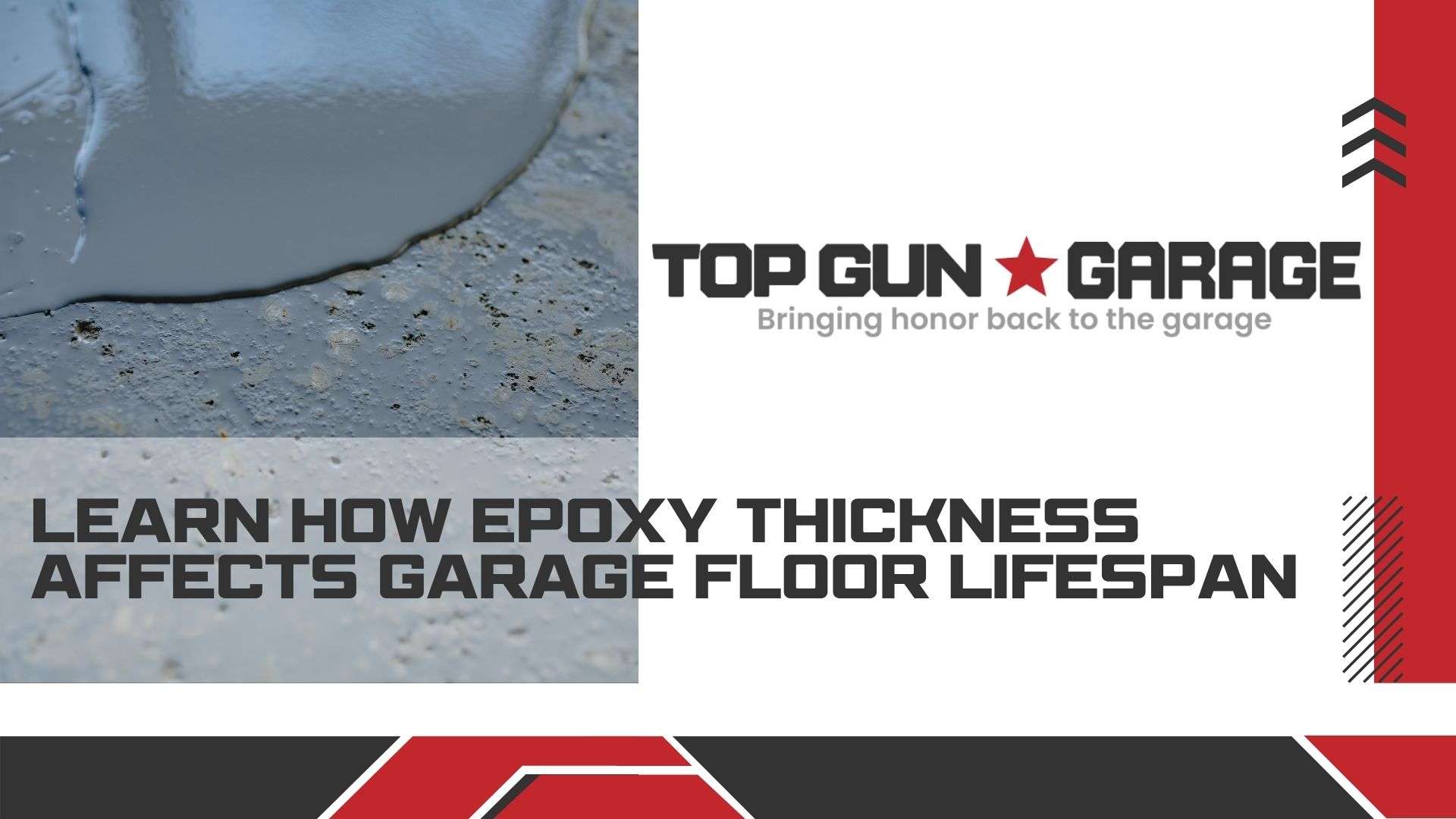 |how epoxy thickness affects garage floor lifespan|A well-lit