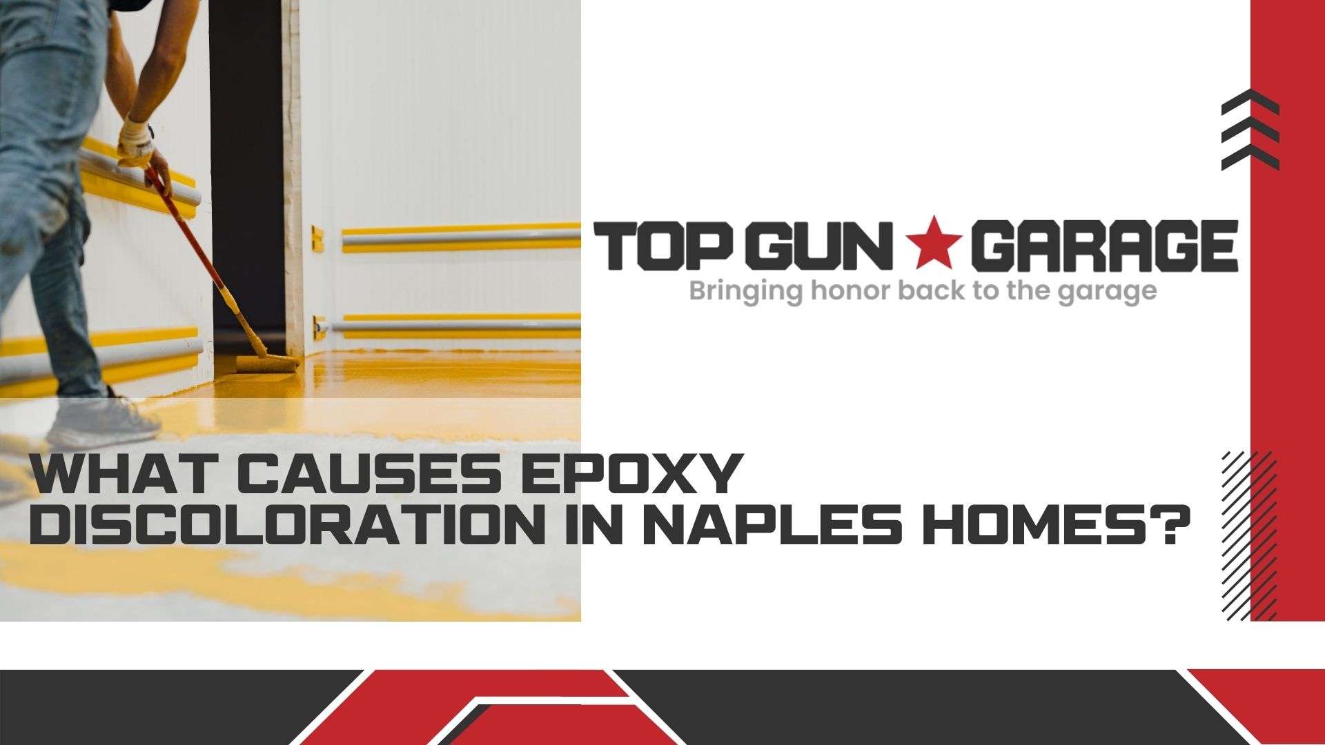 |what causes epoxy discoloration in naples homes|A detailed