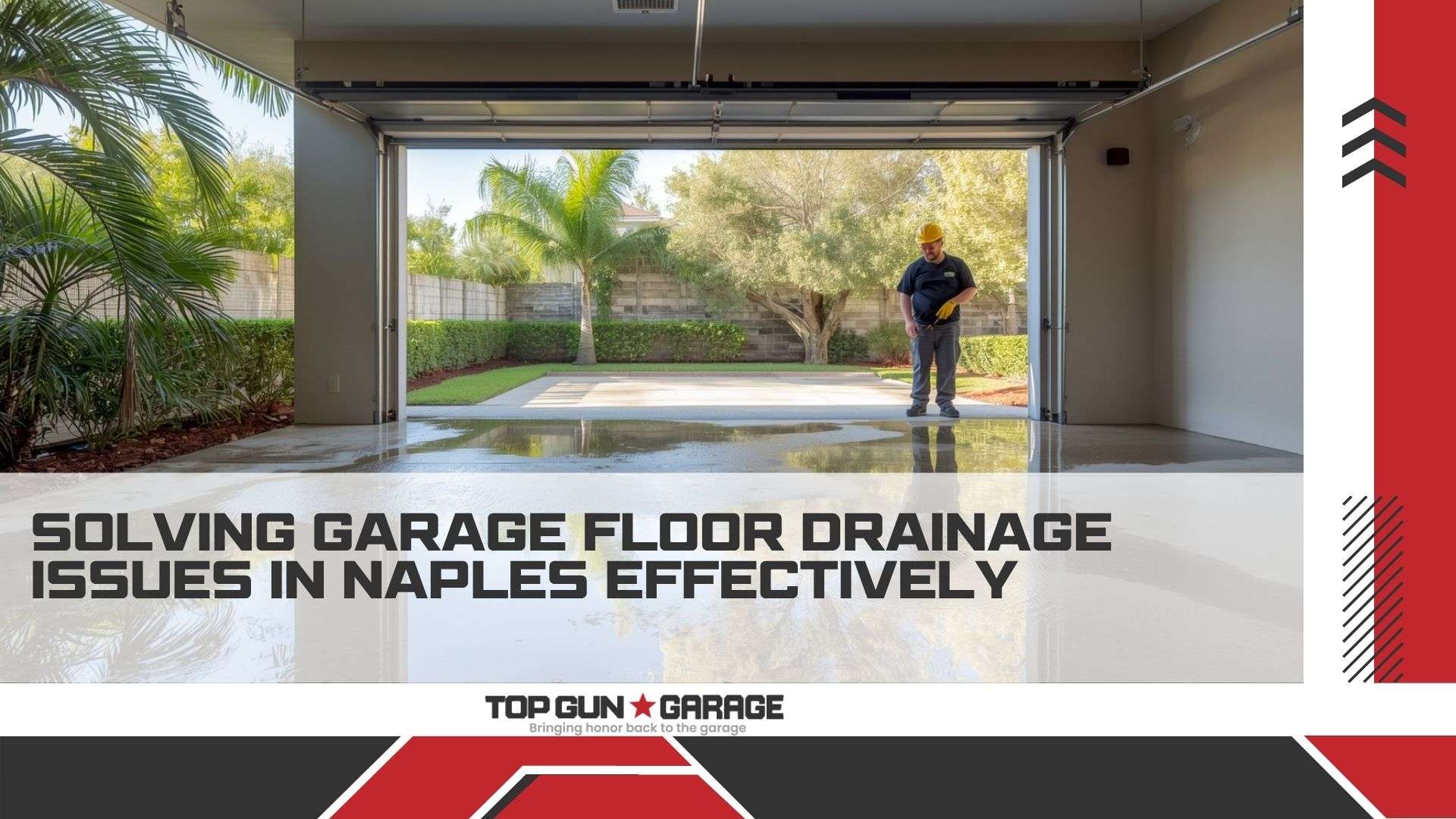 IMAGE PROMPT (FEATURED): A modern residential garage in Naples