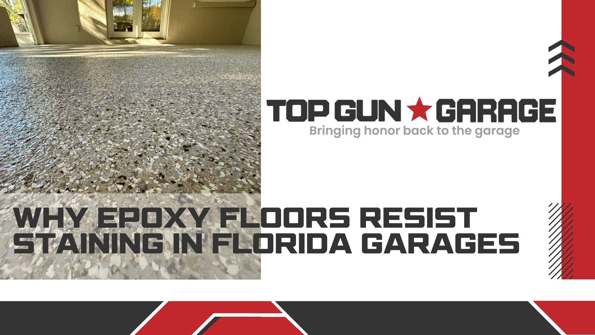 epoxy floors resist staining|why epoxy floors resist staining in florida garages|A well-lit
