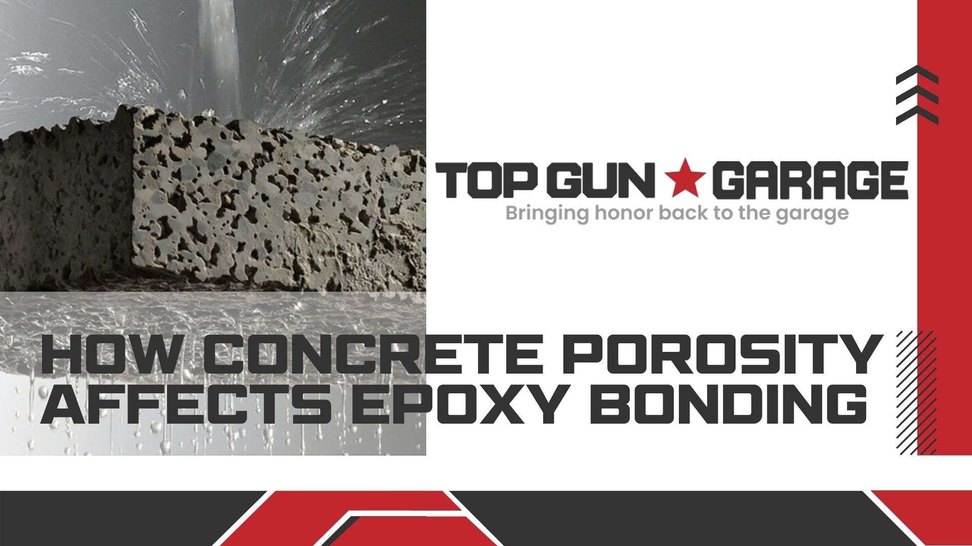 |how concrete porosity affects epoxy bonding naples|A cross-sectional view of a concrete surface