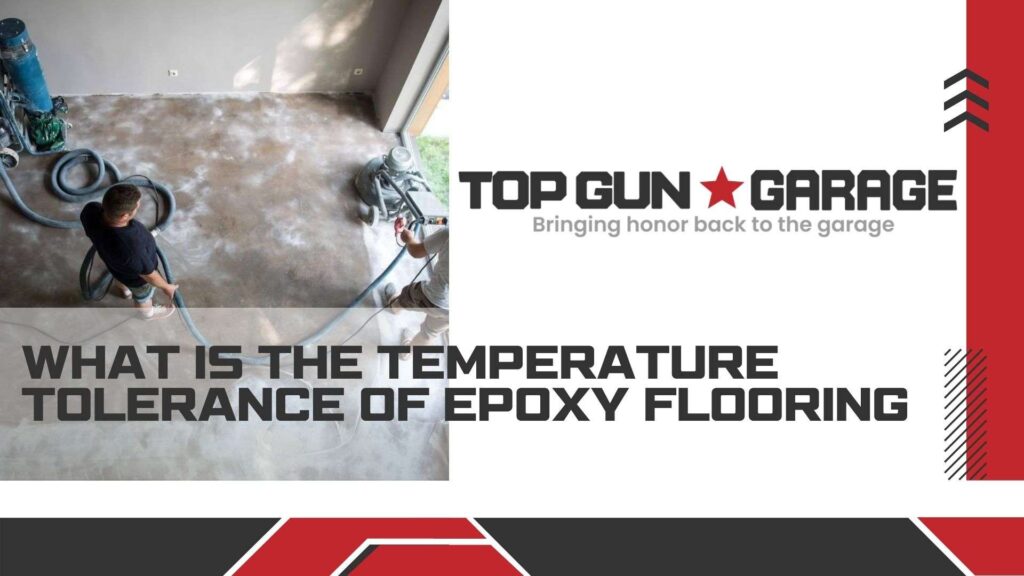 |what is the temperature tolerance of epoxy flooring|A well-lit workshop interior with a focus on a temperature-controlled epoxy curing setup. In the foreground
