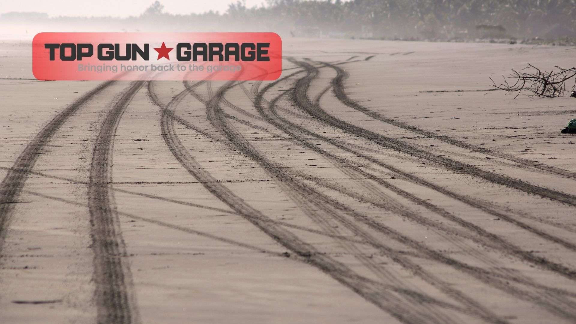 why garage floors develop hot tire marks