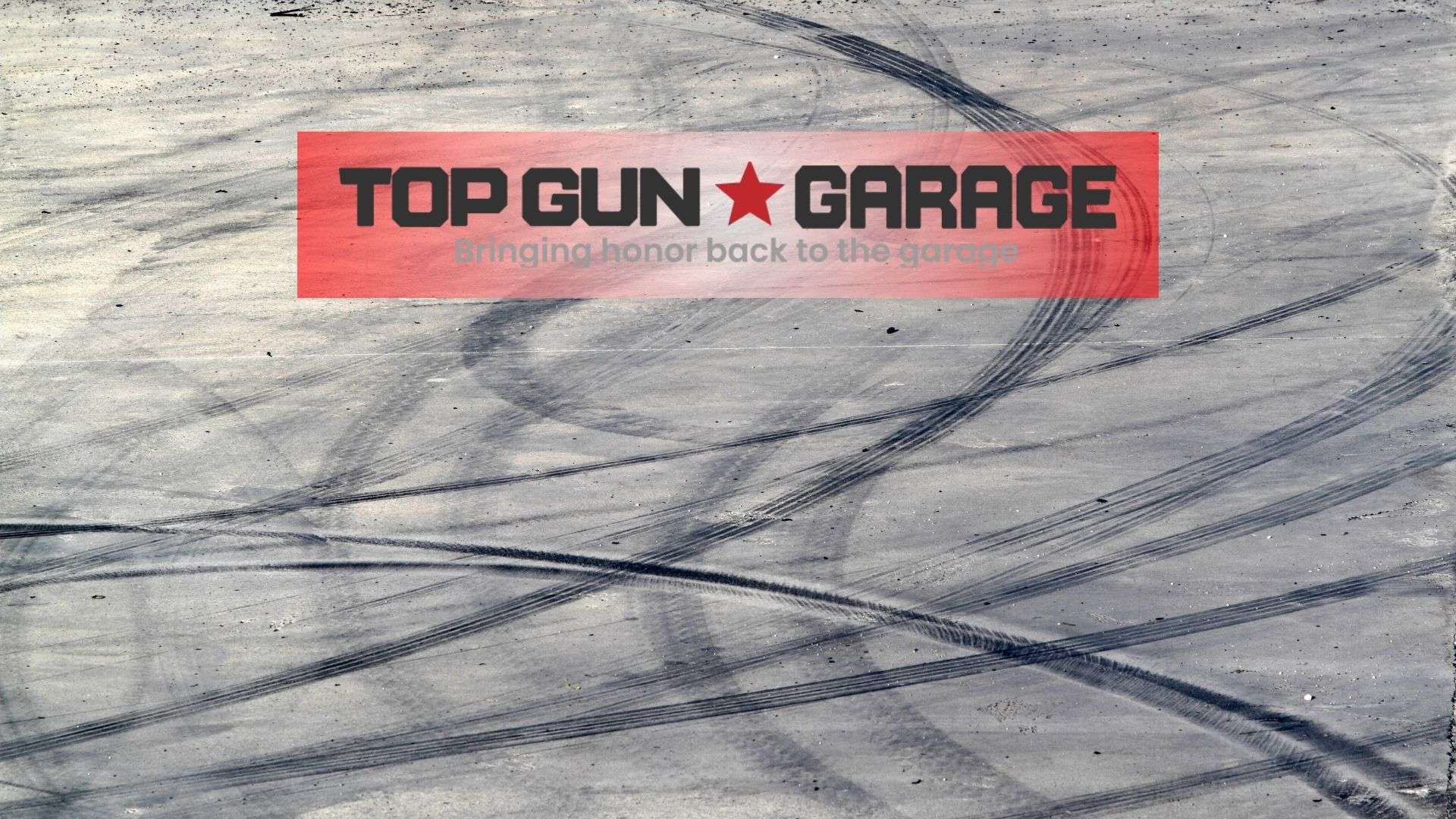 why garage floors develop hot tire marks