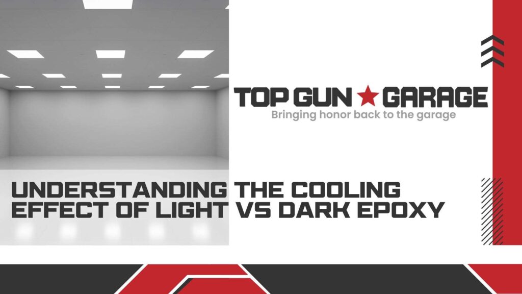 cooling effect of light vs dark epoxy|what is the cooling effect of light vs dark epoxy|A well-lit studio setting showcasing a variety of epoxy flooring color samples. The foreground features neatly arranged swatches of different epoxy hues