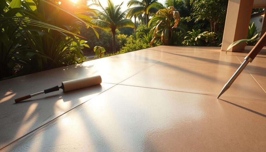 why epoxy primer is critical in florida installations|A dimly lit
